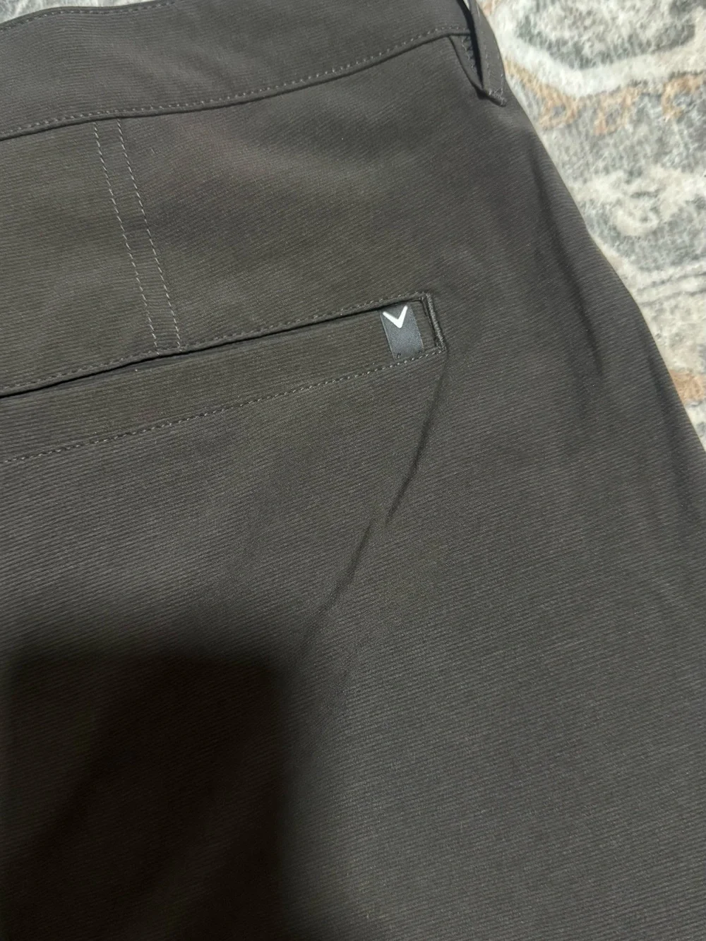 Callaway Men’s Black Golf Shorts Size 38 Performance Bermuda Shorts
